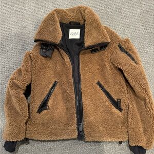 SAM. DENVER FAUX SHEARLING COAT